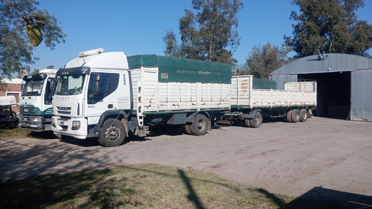 Camión IVECO actual de Expreso El Trébol